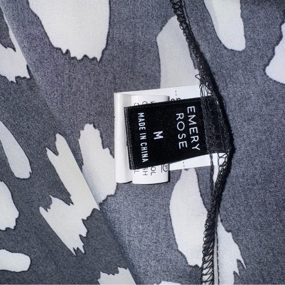 SHEIN Leopard Print Black and Cream - Picture 5 of 5